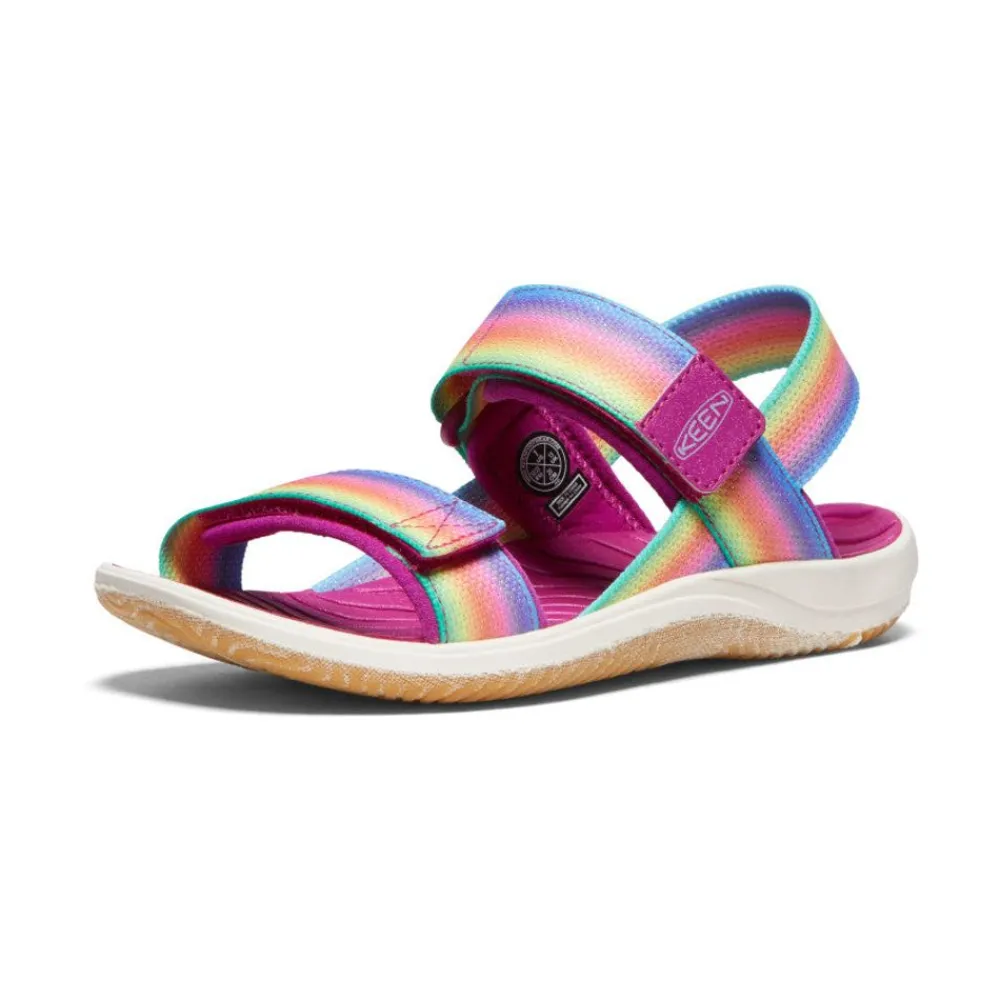 Sale Big Kids' Elle Backstrap | Rainbow/Festival Fuchsia Kids Sandals