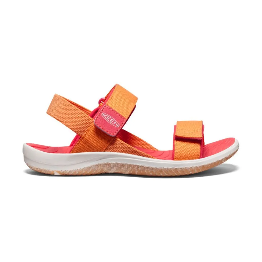 New Big Kids' Elle Backstrap | Tangerine/Cayenne Kids Sandals