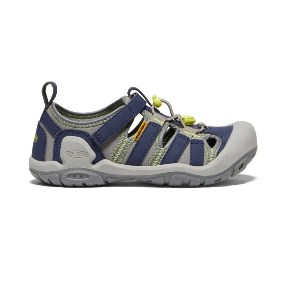 Hot Big Kids' Knotch Creek | Steel Grey/Blue Depths Kids Sandals