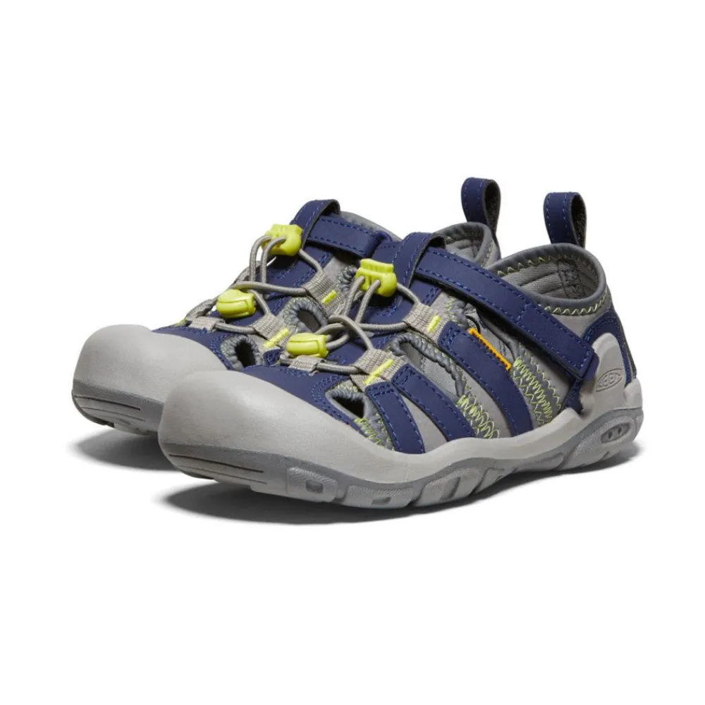 Hot Big Kids' Knotch Creek | Steel Grey/Blue Depths Kids Sandals