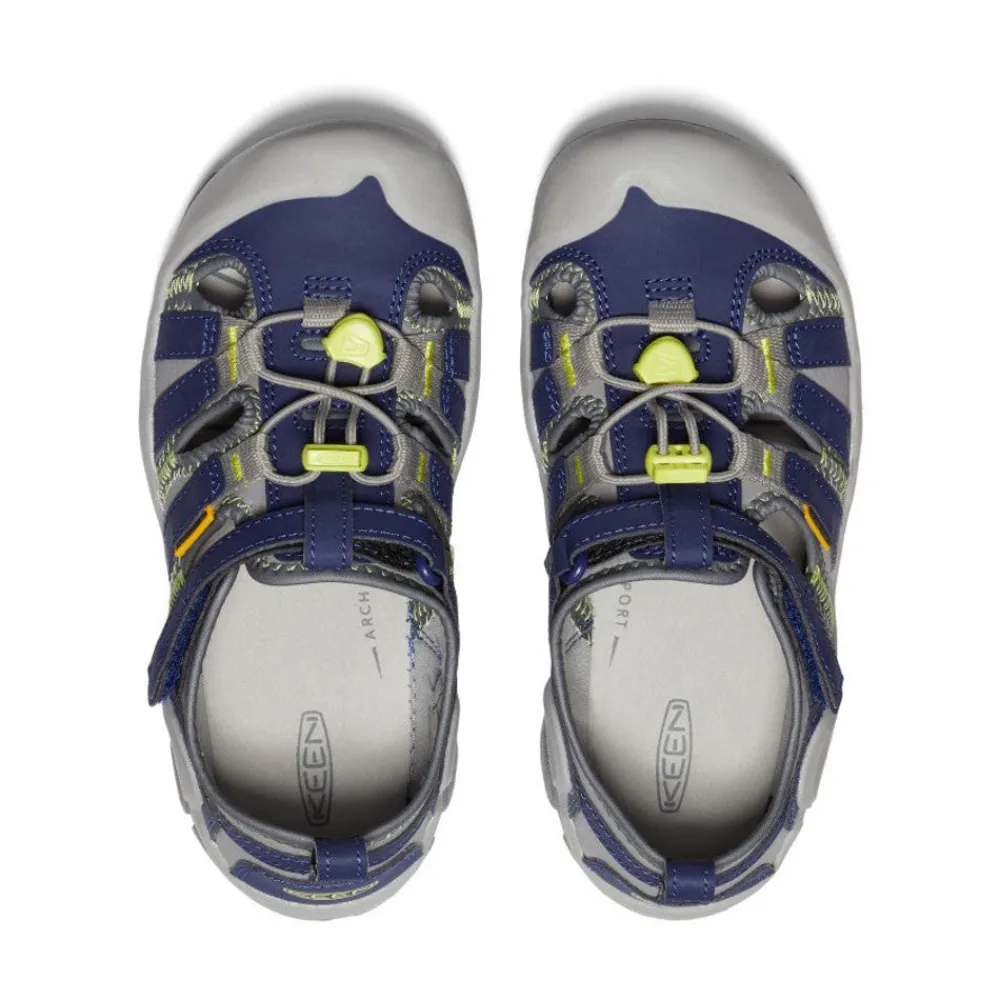 Hot Big Kids' Knotch Creek | Steel Grey/Blue Depths Kids Sandals
