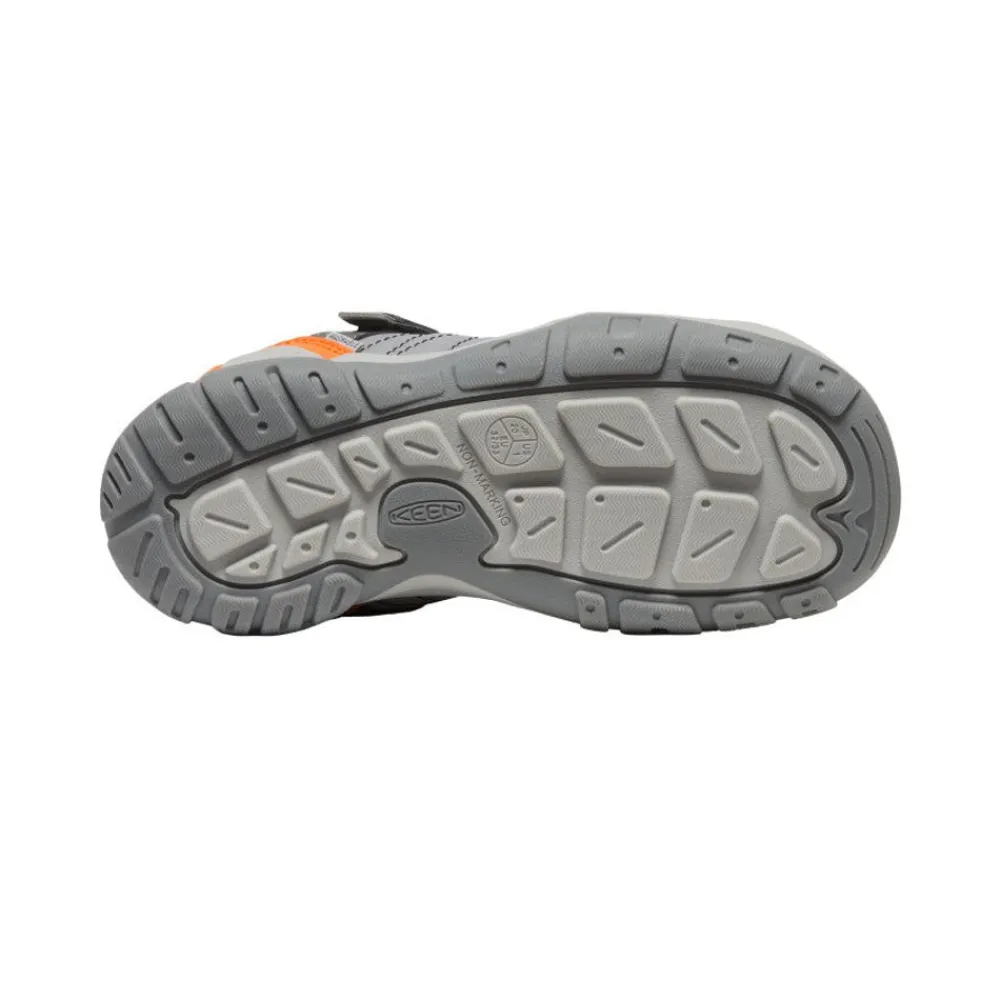 Clearance Big Kids' Knotch Peak Sneaker | Magnet/Safety Orange Kids Shoes