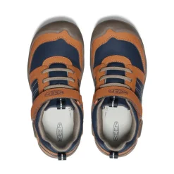 Hot Big Kids' Knotch Peak Sneaker | Maple/Sky Captain Kids Shoes