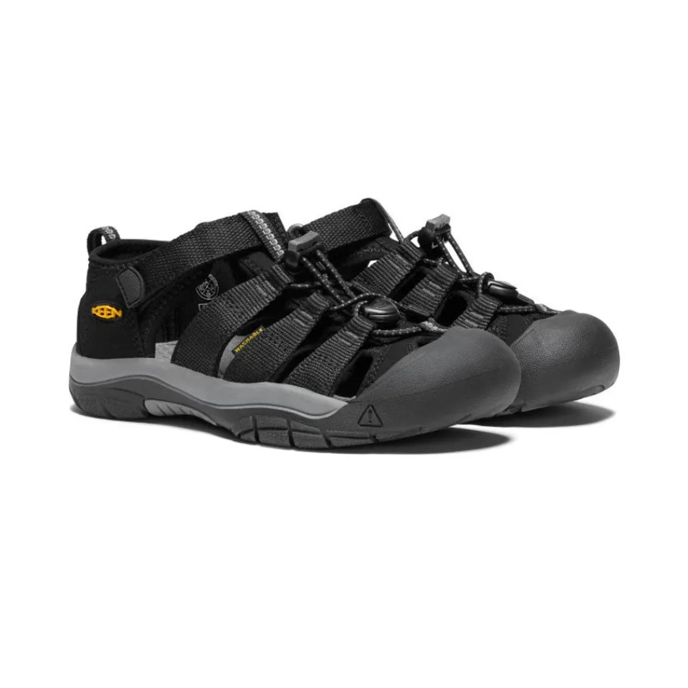 Clearance Big Kids' Newport H2 | Black/ Yellow Kids Sandals