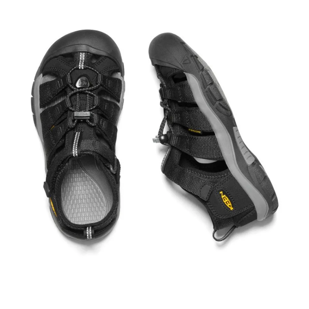 Clearance Big Kids' Newport H2 | Black/ Yellow Kids Sandals
