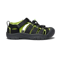 Outlet Big Kids' Newport H2 | Black/Lime Green Kids Sandals