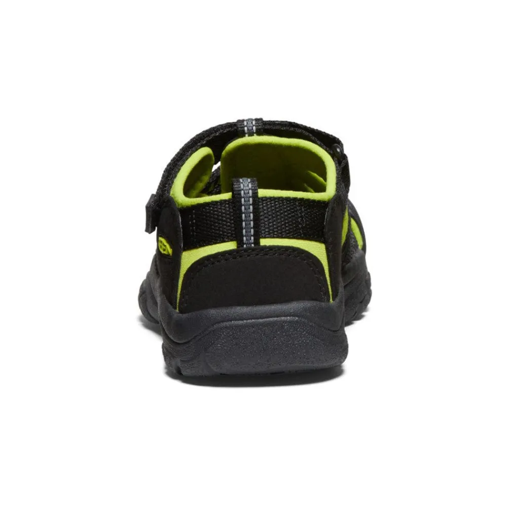 Outlet Big Kids' Newport H2 | Black/Lime Green Kids Sandals