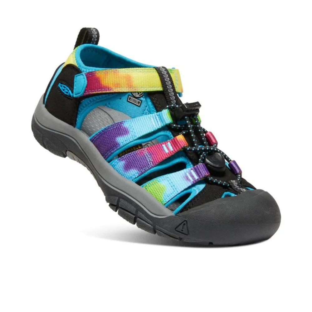 Best Big Kids' Newport H2 | Rainbow Tie Dye Kids Sandals