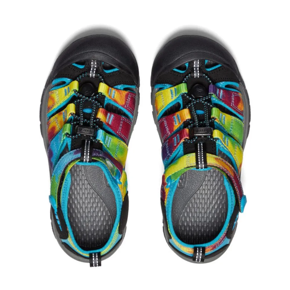 Best Big Kids' Newport H2 | Rainbow Tie Dye Kids Sandals