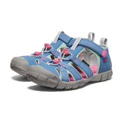 Fashion Big Kids' Seacamp Ii Cnx | Coronet Blue/Hot Pink Kids Sandals
