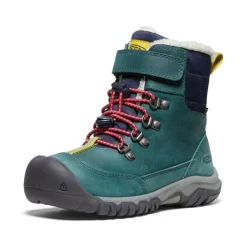 Fashion Little Kids' Kanibou Waterproof Winter Boot | Deep Lagoon/Jazzy Kids Boots