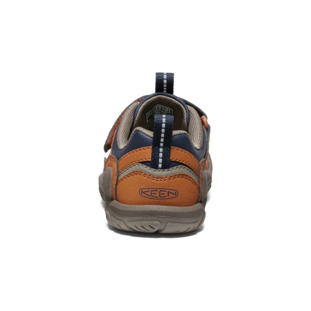 Fashion Little Kids' Knotch Peak Sneaker | Maple/Sky Captain Kids Shoes