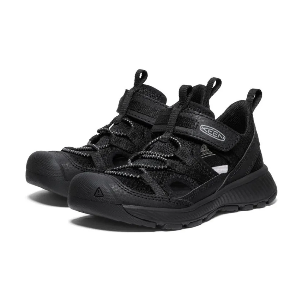 Hot Little Kids' Motozoa Sandal | Black/Alloy Kids Sandals