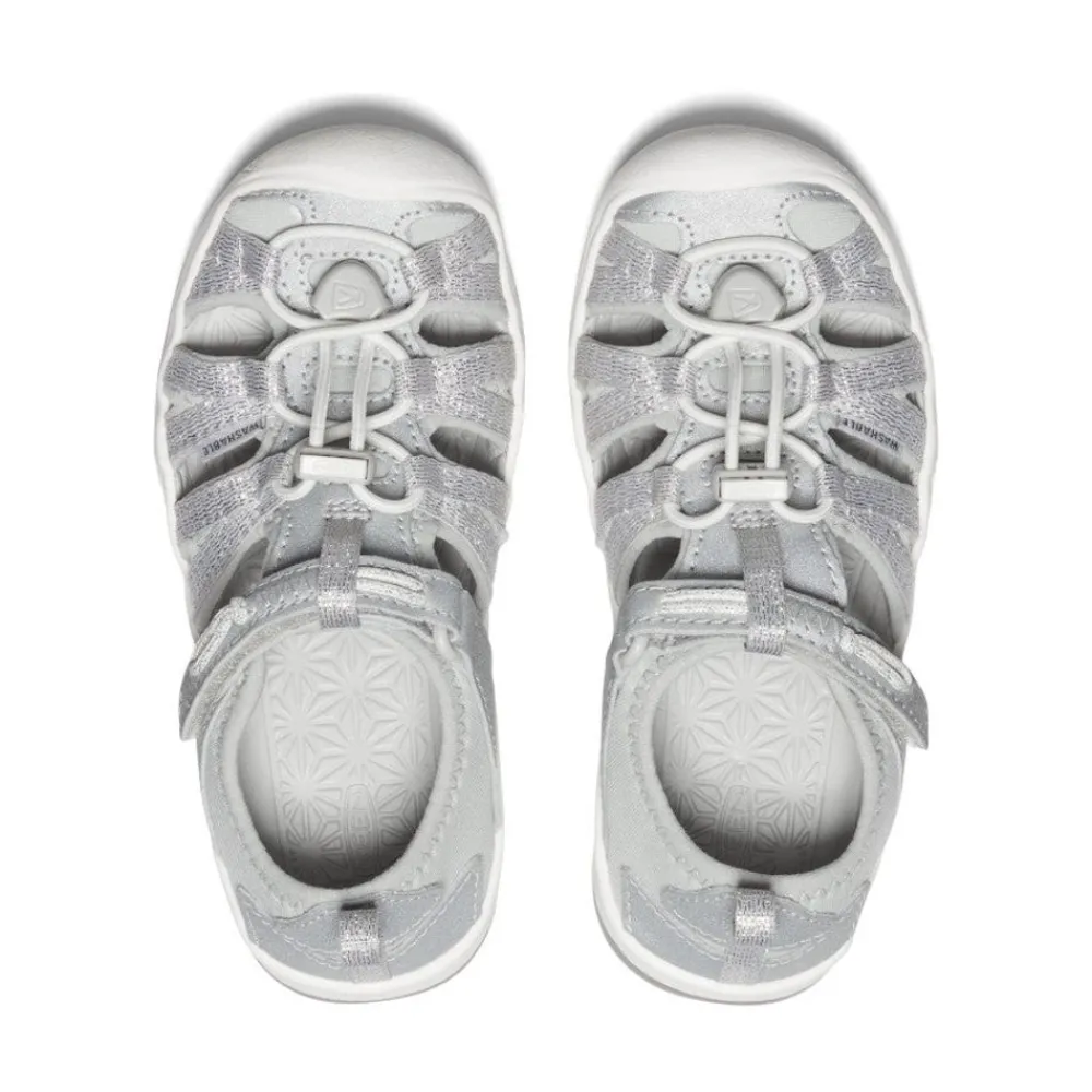 Fashion Little Kids' Moxie Sandal | Silver Kids Sandals