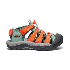 Fashion Little Kids' Newport Boundless Sandal | Granite Green/Scarlet Ibis Kids Sandals