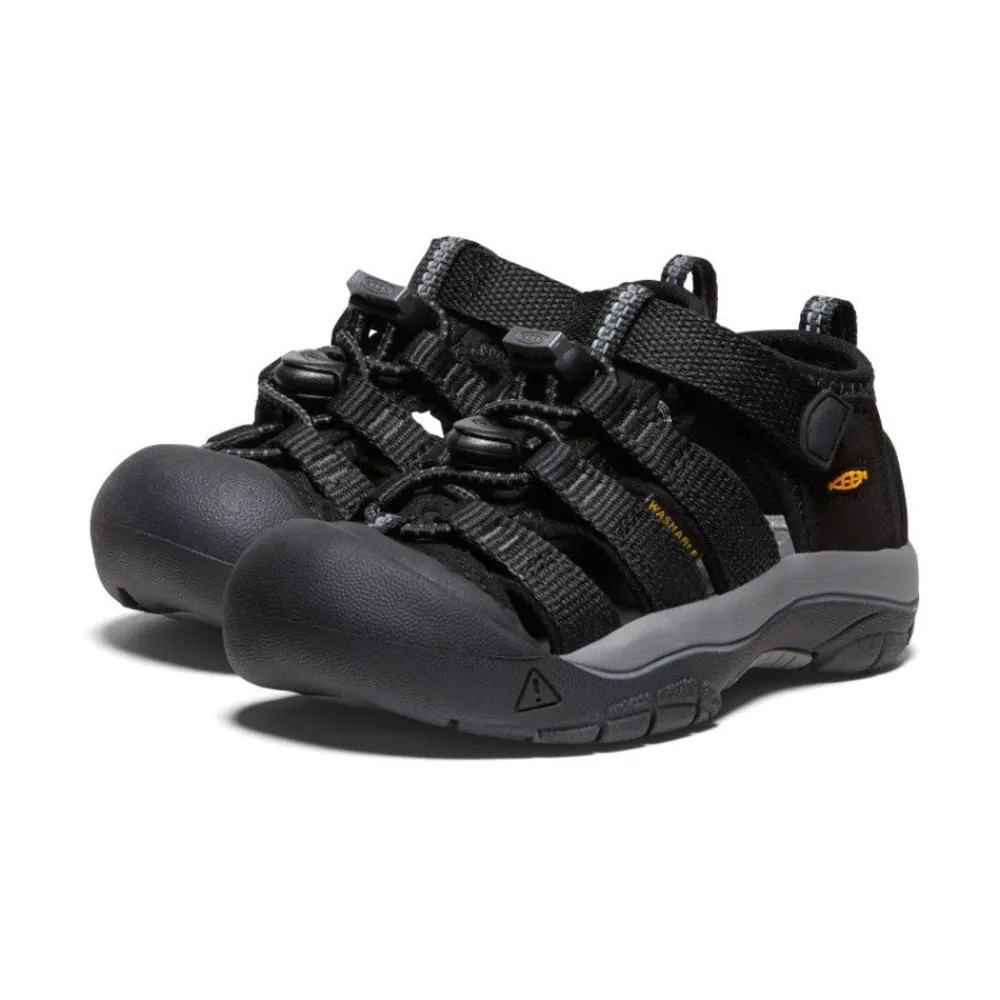 Best Little Kids' Newport H2 | Black/ Yellow Kids Sandals