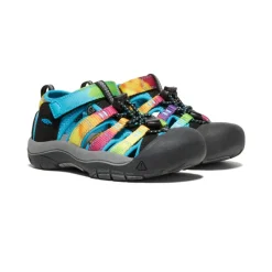 Fashion Little Kids' Newport H2 | Rainbow Tie Dye Kids Sandals