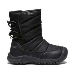 Discount Little Kids' Puffrider Waterproof Winter Boot | Black/Steel Grey Kids Boots