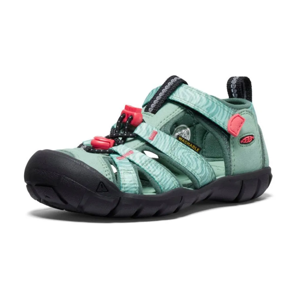 Discount Little Kids' Seacamp Ii Cnx | Granite Green/Cayenne Kids Sandals