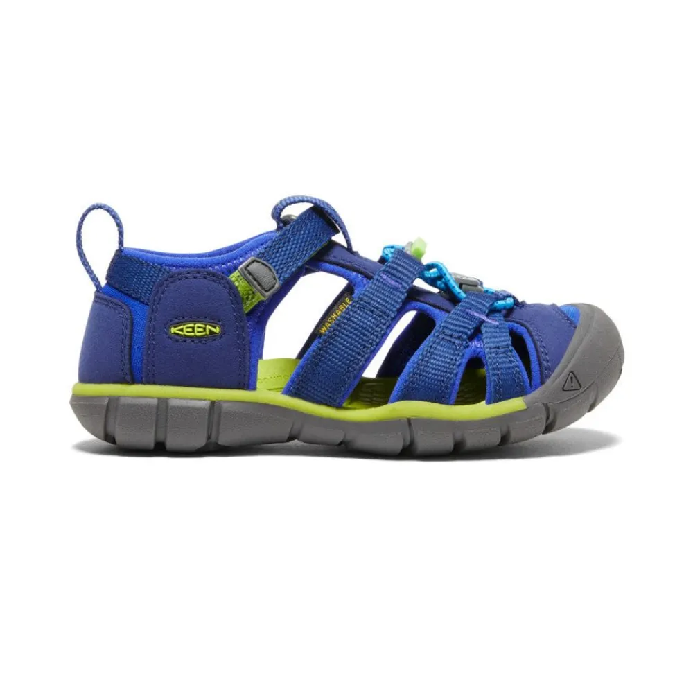 Sale Little Kids' Seacamp Ii Cnx | Blue Depths/Chartreuse Kids Sandals