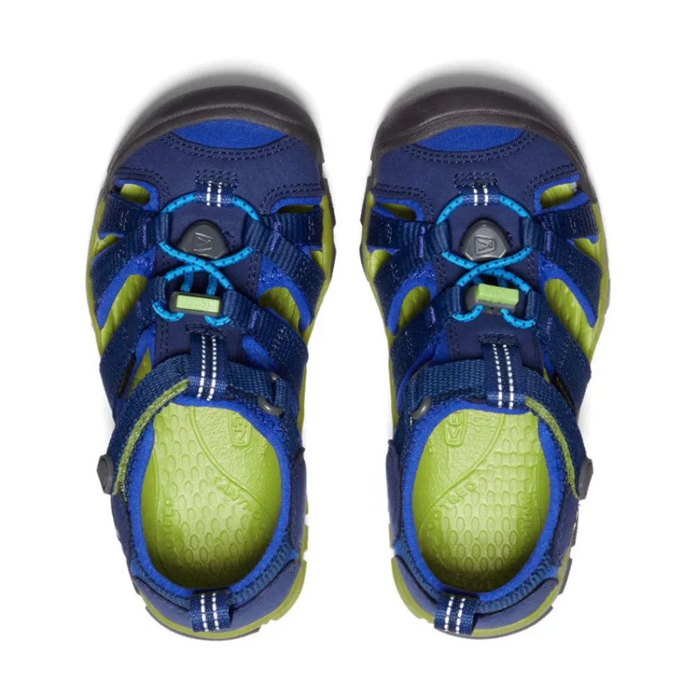 Sale Little Kids' Seacamp Ii Cnx | Blue Depths/Chartreuse Kids Sandals