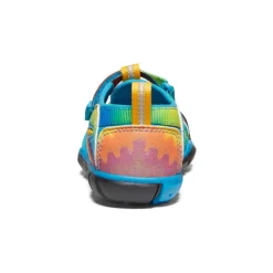 New Little Kids' Seacamp Ii Cnx | Vivid Blue/Original Tie Dye Kids Sandals