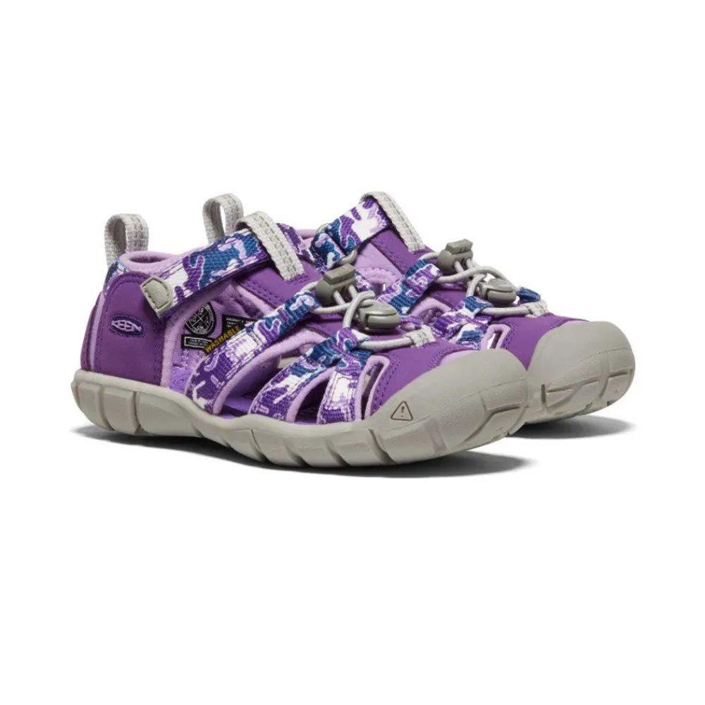 Sale Little Kids' Seacamp Ii Cnx | Camo/Tillandsia Purple Kids Sandals
