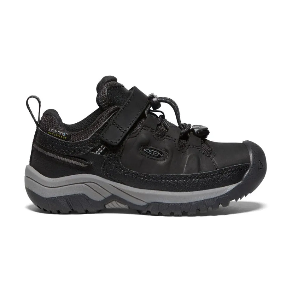 Outlet Little Kids' Targhee Waterproof Shoe | Black/Steel Grey Kids Shoes