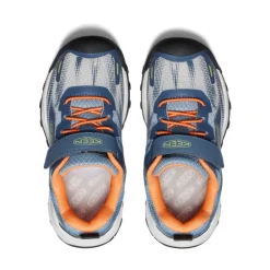 New Little Kids' Wanduro Speed Hiking Shoe | Vintage Indigo/Tangerine Kids Shoes