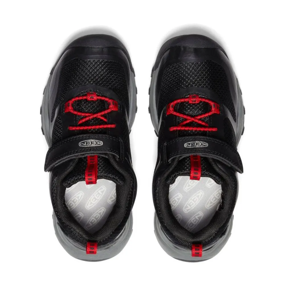 Clearance Little Kids' Wanduro Waterproof Shoe | Black/Ribbon Red Kids Shoes