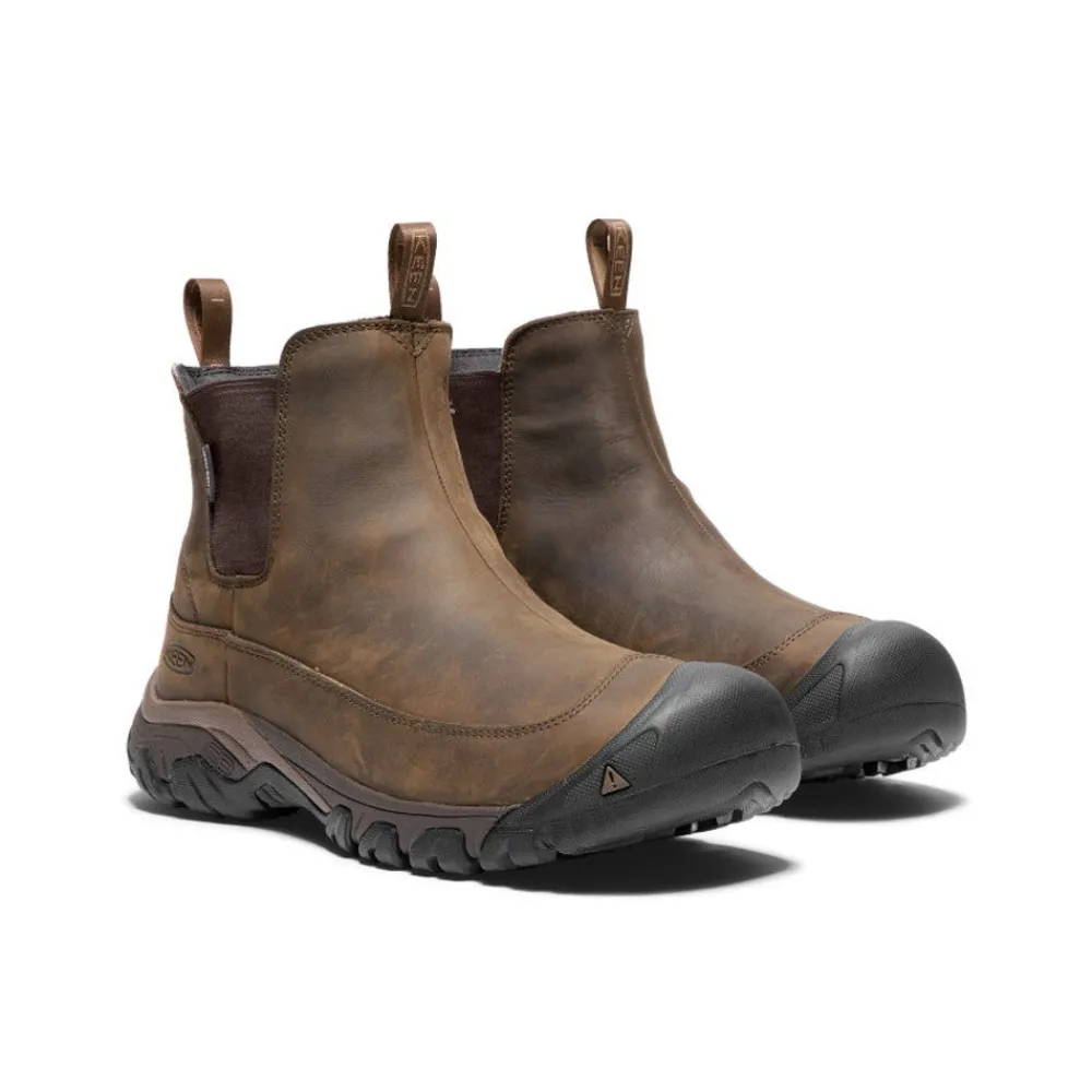 Fashion Men'S Anchorage Iii Waterproof Boot | Dark Earth/Mulch Men Slip-Ons