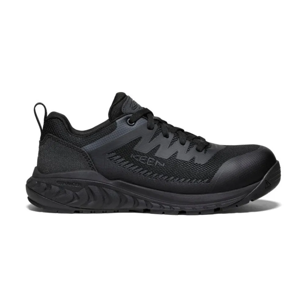 Fashion Men'S Arvada Esd Work Sneaker (Carbon-Fiber Toe) | Black/Black Men Work Boots & Shoes