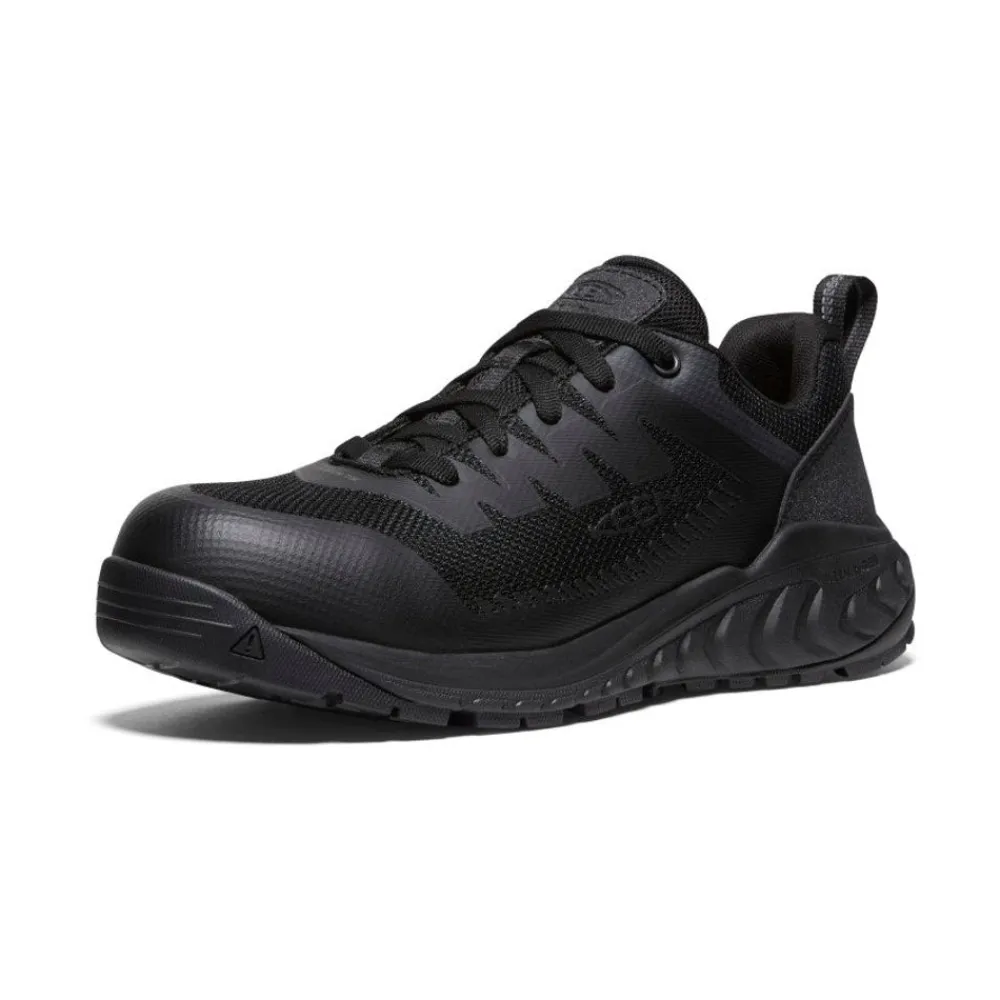 Fashion Men'S Arvada Esd Work Sneaker (Carbon-Fiber Toe) | Black/Black Men Work Boots & Shoes