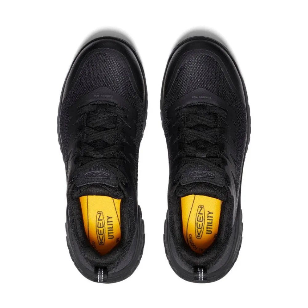 Fashion Men'S Arvada Esd Work Sneaker (Carbon-Fiber Toe) | Black/Black Men Work Boots & Shoes