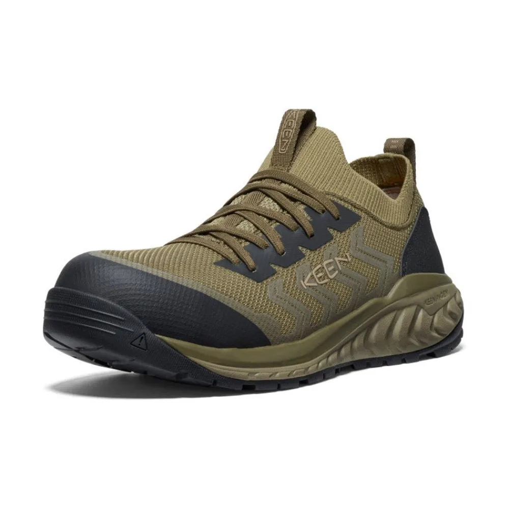 New Men'S Arvada Shift Work Sneaker (Carbon-Fiber Toe) | Martini Olive/Black Men Work Boots & Shoes