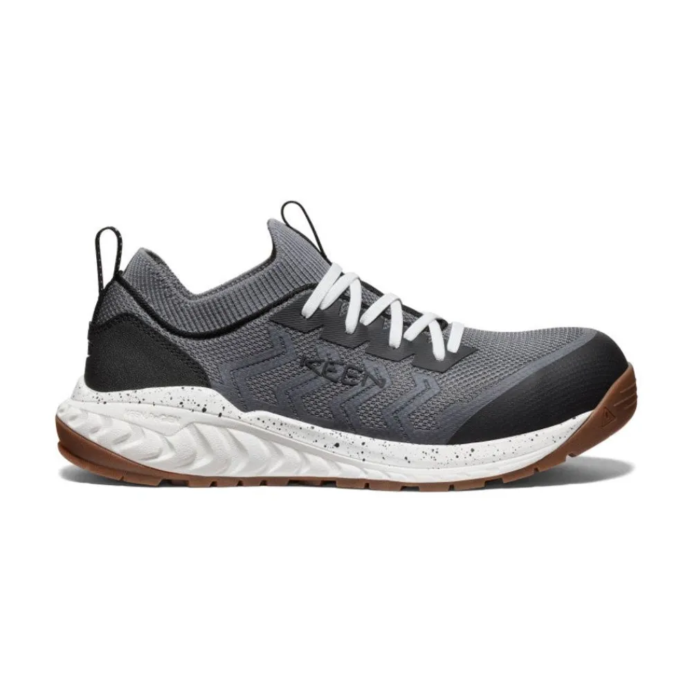 Hot Men'S Arvada Shift Work Sneaker (Carbon-Fiber Toe) | Steel Grey/Gum Men Work Boots & Shoes