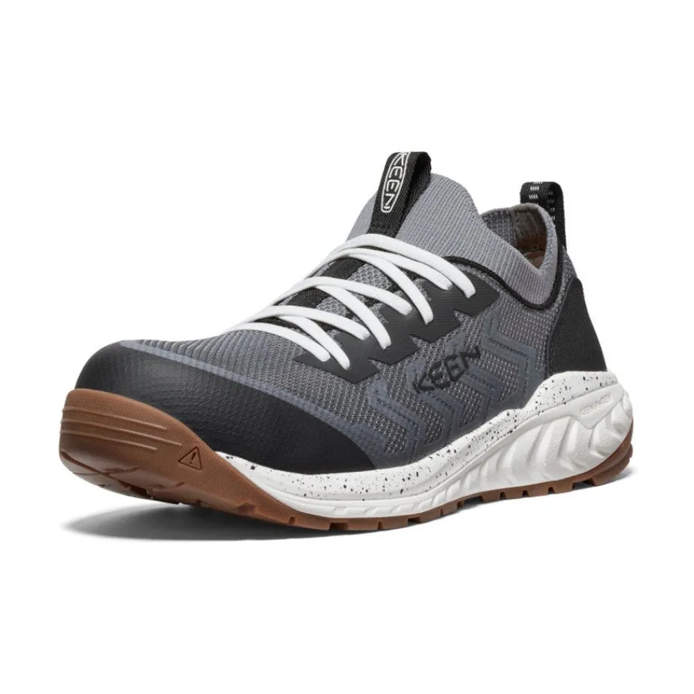 Hot Men'S Arvada Shift Work Sneaker (Carbon-Fiber Toe) | Steel Grey/Gum Men Work Boots & Shoes