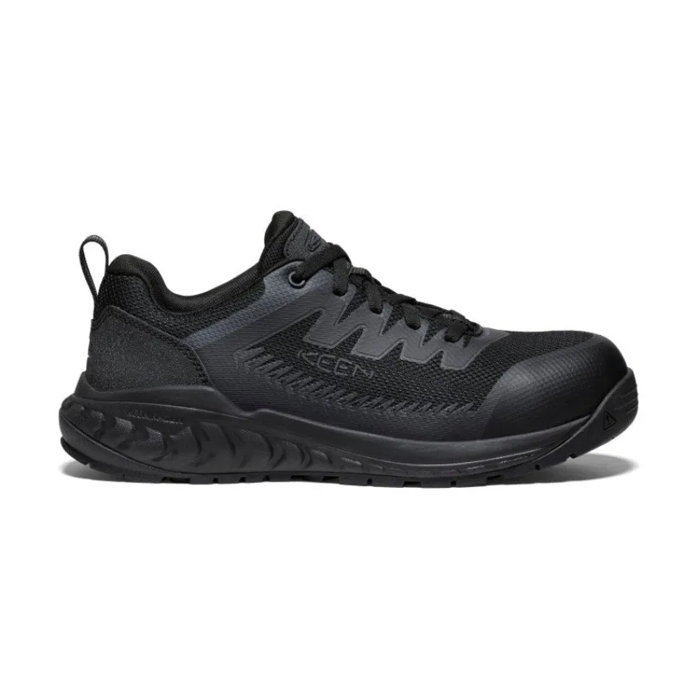 Discount Men'S Arvada Work Sneaker (Carbon-Fiber Toe) | Black/Black Men Work Boots & Shoes
