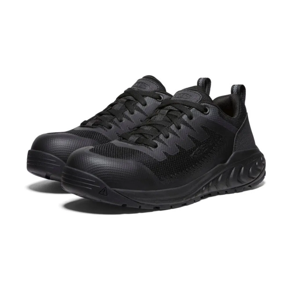 Discount Men'S Arvada Work Sneaker (Carbon-Fiber Toe) | Black/Black Men Work Boots & Shoes