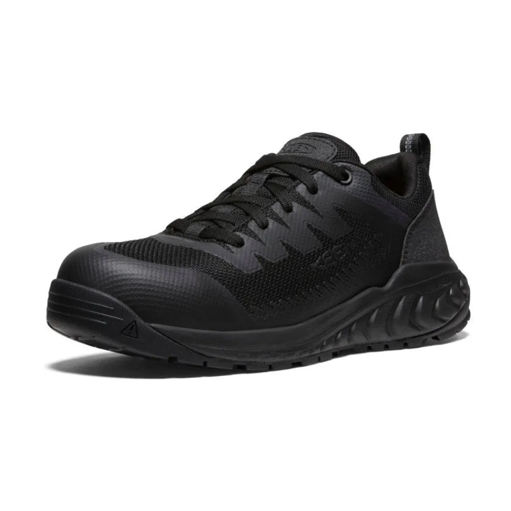 Discount Men'S Arvada Work Sneaker (Carbon-Fiber Toe) | Black/Black Men Work Boots & Shoes