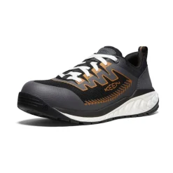 Discount Men'S Arvada Work Sneaker (Carbon-Fiber Toe) | Black/Curry Men Work Boots & Shoes