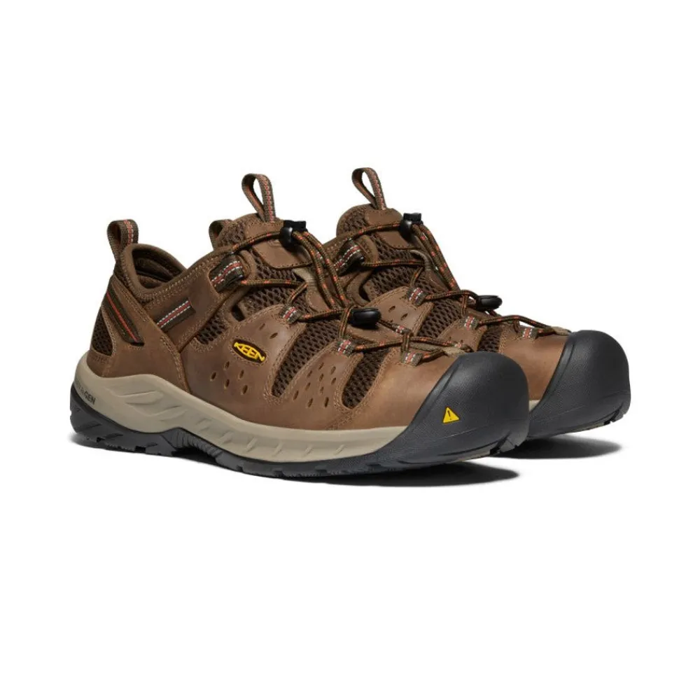New Men'S Atlanta Cool Ii (Steel Toe) | Shitake/Rust Men Work Boots & Shoes
