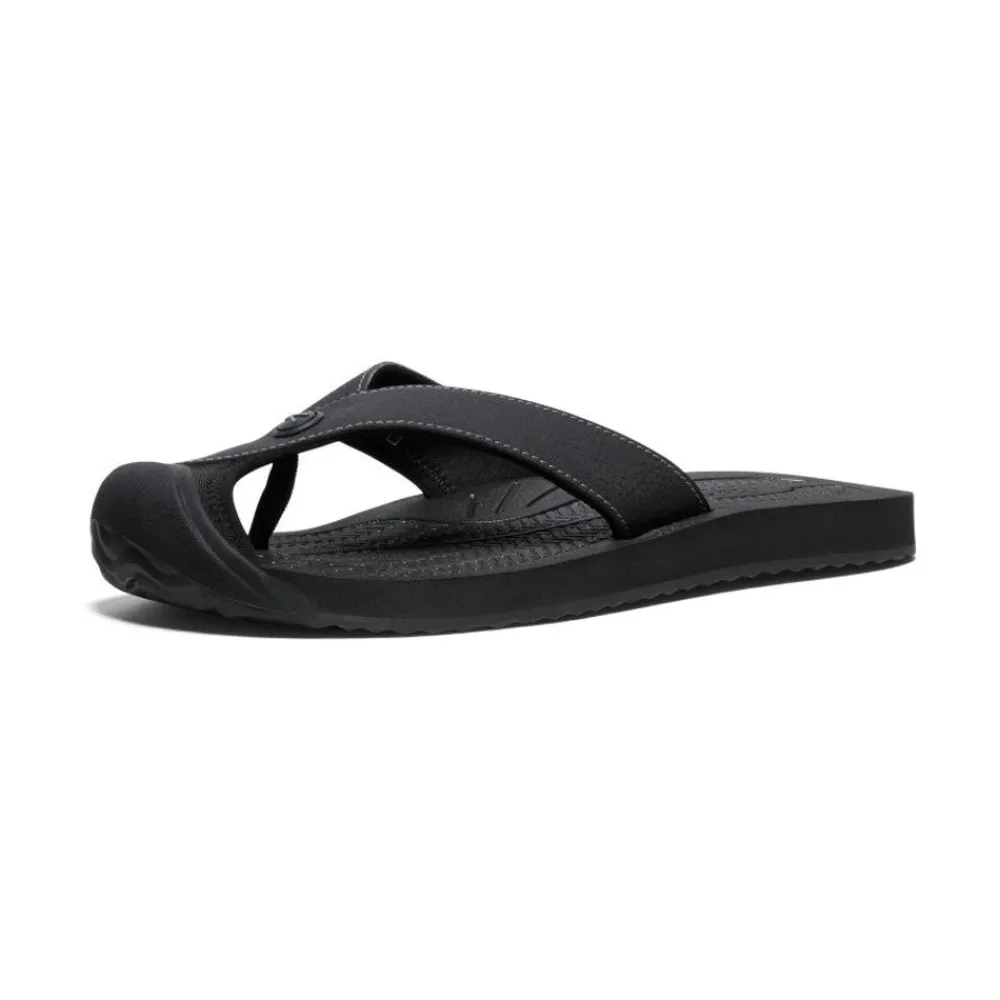 Clearance Men'S Barbados Flip-Flop | Black/Steel Grey Men Slip-Ons
