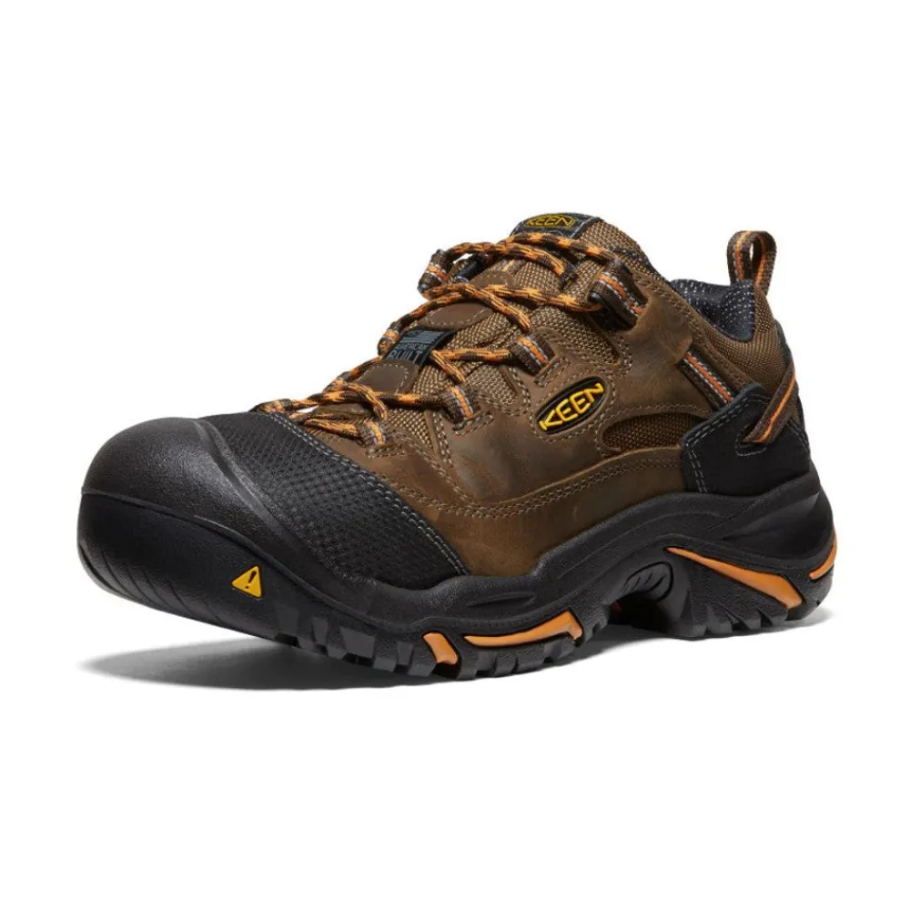 New Men'S Braddock Low (Soft Toe) | Cascade/Orange Ochre Men Work Boots & Shoes