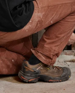 New Men'S Braddock Low (Soft Toe) | Cascade/Orange Ochre Men Work Boots & Shoes