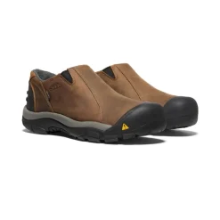 Sale Men'S Brixen Waterproof Low | Slate Black/Madder Brown Men Slip-Ons