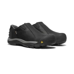 New Men'S Brixen Waterproof Low | Black/Gargoyle Men Slip-Ons