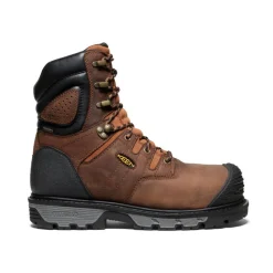 Outlet Men'S Camden 8" Insulated Waterproof Boot (Carbon-Fiber Toe) | Leather Brown/Black Men Work Boots & Shoes