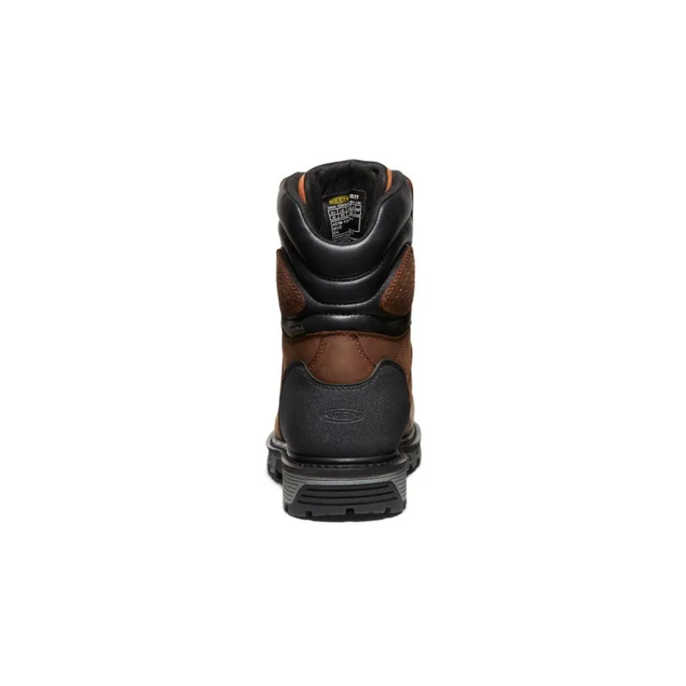 Outlet Men'S Camden 8" Insulated Waterproof Boot (Carbon-Fiber Toe) | Leather Brown/Black Men Work Boots & Shoes