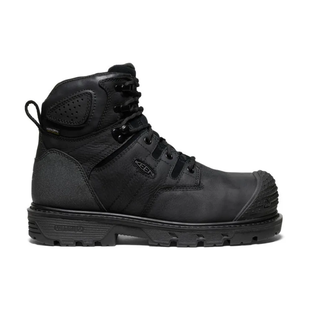 Sale Men'S Camden 6" Waterproof Boot (Carbon-Fiber Toe) | Black/Black Men Work Boots & Shoes